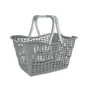 Keeeper Plastový nákupní košík 15l šedý