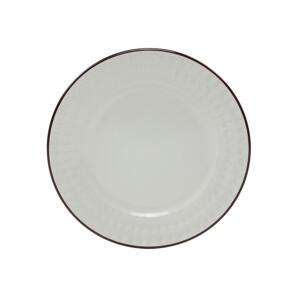 HIT Keramický dezertní talíř ROME 19cm bílý