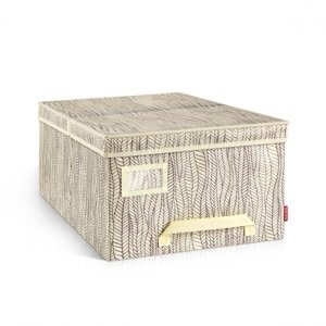 Krabice na oděvy FANCY HOME 40 x 52 x 25 cm, cappuccino (smetanová) - Tescoma