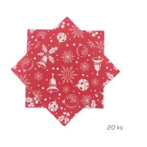 Ubrousek papír vánoční čas 20 ks 33x33 cm - Orion