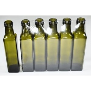VetroPack Moravia Láhev skleněná MARASCA oliva šroubení 5 x 250 ml