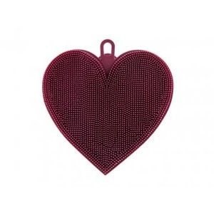 Houbička na nádobí silikon srdce - Florentyna