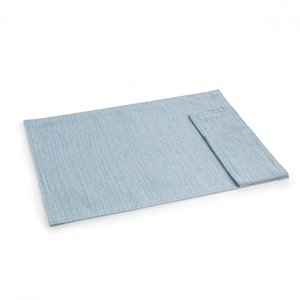 TESCOMA textilní prostírání s kapsou na příbor FLAIR LOUNGE 45x32 cm (černá) - Tescoma