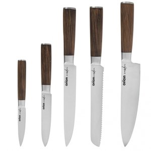 Orion Sada kuchyňských nožů Wooden, 5 ks - Orion