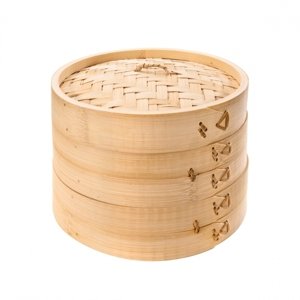 Napařovací košík bambusový NIKKO ø 20 cm, dvoupatrový - Tescoma