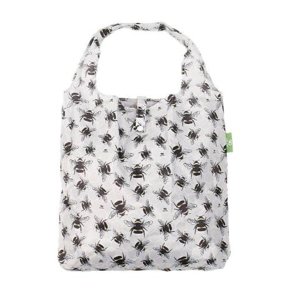 Nákupní taška čmelák - šedá - Eco chic