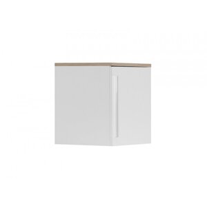 Závěsná skříňka LEONIDAS 40 - dub premium/bílá