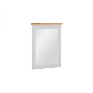 Zrcadlo CONTEMPO - dub artisan/bílá