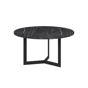 Konferenční stolek SATURN 80 - mramor černý