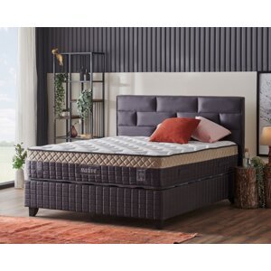 Čalouněná postel NATIVE - antracit 160 × 200 cm