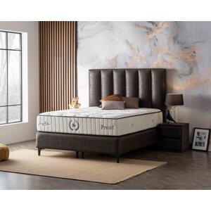 Čalouněná postel PROUD NEW - černá 150 × 200 cm