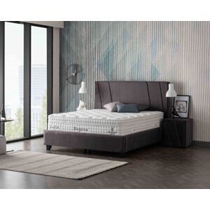 Čalouněná postel ELEGANCE NEW - černá 90 × 200 cm