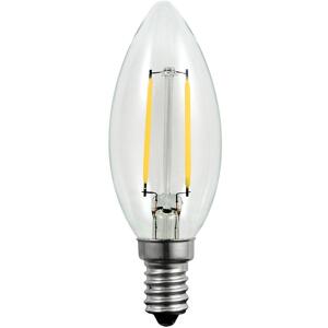Žárovka LED filament C35 E14 2W