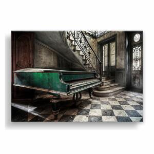 Obraz Canvas Silver1 85x113x2,8 EX518 Green Piano