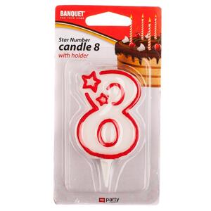 Narozeninová svíčka "8"