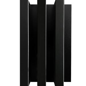 Lamelový panel  3D MDF/HDF Černý 41x190x2750