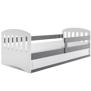BMS Dětská postel CLASIC 1 Barva: Šedá / bílá, Rozměr: 160 x 80 cm