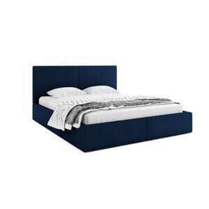 BMS Manželská postel HAILEY | bez matrace 140 x 200 cm Barva: Modrá