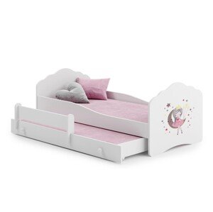 ArtAdrk Dětská postel CASIMO II | s přistýlkou Provedení: Spící princezna