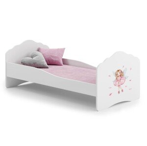 ArtAdrk Dětská postel CASIMO | 80 x 160 cm Provedení: Víla s křídly