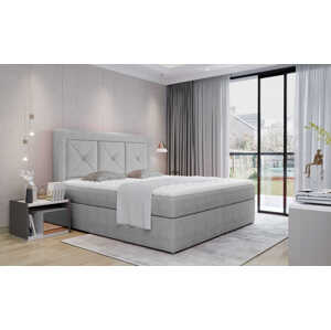 Artelta Čalouněná manželská postel IDRIS | 140 x 200 cm Barevné provedení IDRIS: Omega 02