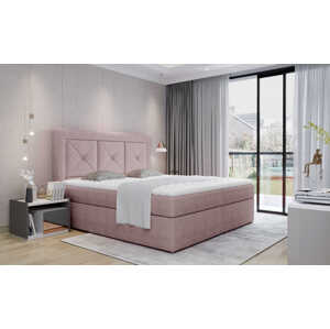 Artelta Čalouněná manželská postel IDRIS | 160 x 200 cm Barevné provedení IDRIS: Omega 91
