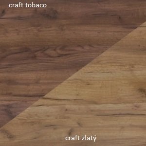 ArtCross Komoda HUGO | 02 Barva: craft zlatý /craft tobaco