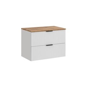 ArtCom Koupelnová skříňka s deskou ADEL White D80/1 | 80 cm