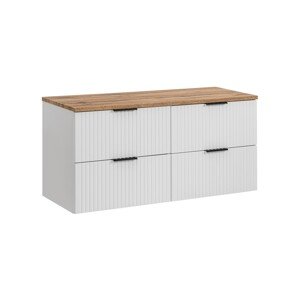 ArtCom Koupelnová skříňka s deskou ADEL White D120/1 | 120 cm