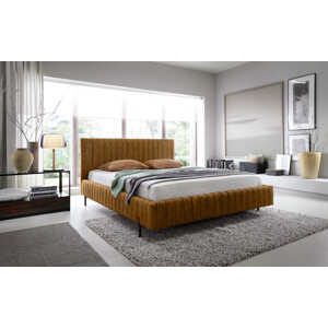 Artelta Manželská postel PLISSA | 140 x 200 cm Farebné prevedenie PLISSA: Relax 45