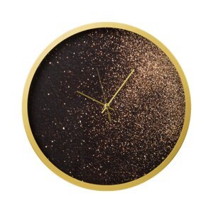 ArtFir Dekorativní hodiny 20 | černá/zlatá 60 cm