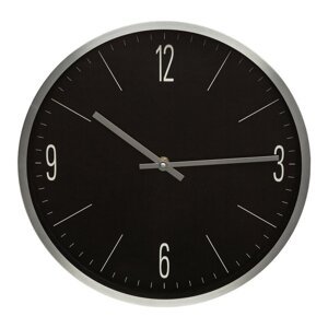 ArtFir Dekorativní hodiny 44 | černá 30 cm