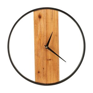 ArtFir Dekorativní hodiny 60 | hnědá 35 cm