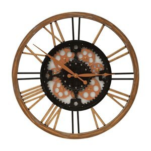 ArtFir Dekorativní hodiny 63 | černá 50 cm
