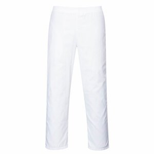 Kuchařské kalhoty PORTWEST bílé XS