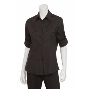 Dámská číšnická košile Chef Works - 2 barvy černá,XXL