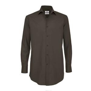 Pánská číšnická košile B&C dlouhý rukáv - 2 barvy -POSLEDNÍ KUSY černá,XL