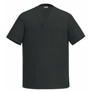 Kuchařská košile EGOchef COOL černá - krátký rukáv XXL