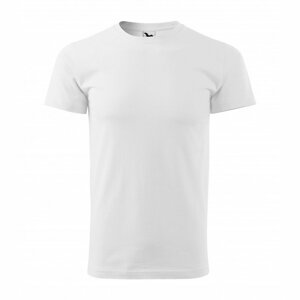 Pánské tričko BASIC - bílé 5XL