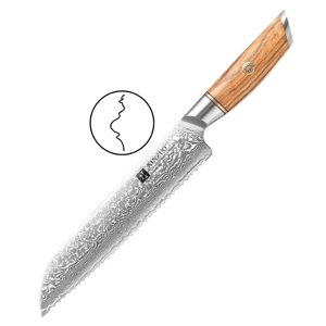 Nůž na pečivo XinZuo Lan B37 8.5" Těhotnej kuchař