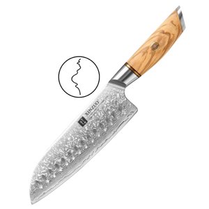 Santoku nůž XinZuo Lan B37 7" Těhotnej kuchař
