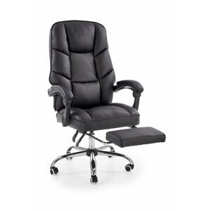Halmar Kancelářská židle s podnožkou ALVIN - černá